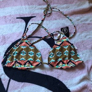 Volcom reversible swim top